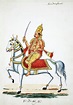 Lord Kalki On His Horse Devadatta With Sword In Hand Painting by Indian ...