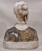 Antique Italian Carved Alabaster Bust Sculpture Renata Di Francia ...