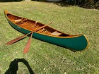 16' Old Town Canoe – Wood & Canvas – Fully Restored – Beautiful for ...
