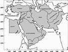 Blank Maps Of Southwest Asia