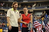 Photo : Kim Clijsters et son mari Brian Lynch après la finale de l'US ...