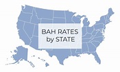 BAH Rates By State and Local MHA
