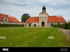 Entrance of Augustenborg Palace, Als Island, South Denmark, Europe ...
