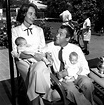 Jimmy Stewart with his wife Gloria and twin daughters Judy and Kelly ...