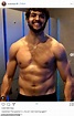 Noah Centineo flashes his six-pack abs and flexes his muscular arms in ...