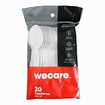 Cucharas desechables Wecare medianas biodegradables 20 pzas | Walmart