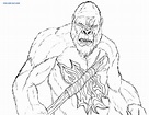 Dibujos de King Kong para colorear | Deadpool para pintar e imprimir