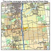 Aerial Photography Map of Merrillville, IN Indiana
