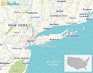 Where Is The Hamptons In New York Map - Tourist Map Of English