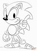Sonic coloring page | Free Printable Coloring Pages
