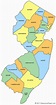 herbert stanford: NJ County Map New jersey