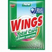 WINGS POWDER TOTAL CARE LAUNDRY SANITIZER 57G 6S