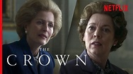 Queen Elizabeth II Meets Margaret Thatcher (Full Scene) | The Crown ...