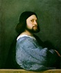 Portrait Ariosto Tiziano Titian Painting in Oil for Sale