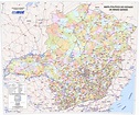 - Mapas e Cartografia - Mapa Político do Estado de Minas Gerais