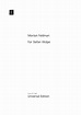 For Stefan Wolpe By Morton Feldman (1926-1987) - Sheet Music For - Buy ...