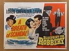 Breath of Scandal / Blueprint for Robbery Original Movie Poster UK quad ...