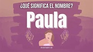 ¿Qué significa Paula?