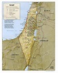 Israele geografia mappa - Cartina di israele geografia (Asia ...