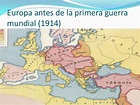 Mapas de europa antes y después de la primera guerra mundial