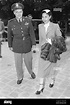 General Matthew B. Ridgway and his wife on arrival at the hotel Trianon ...