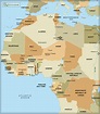 Map Of Northwest Africa | Map Of Africa