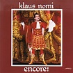 Klaus Nomi - Encore! (CD, Compilation, Reissue) | Discogs