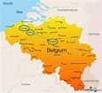 belgica-map | Guia de viaje, Bruselas, Mapa de europa