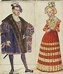Altesses : Jean-Ernest, duc de Saxe-Cobourg, et sa femme Marguerite de ...