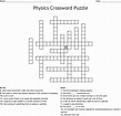 Physics Crossword Puzzles Printable With Answers - Printable Crossword ...