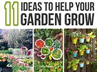 11 Ideas to Help Your Garden Grow - The Crafting Chicks