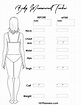 FREE Body Measurement Chart | Printable or Online