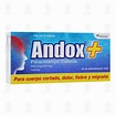 Andox + 500mg/50mg, 20 Tabletas.