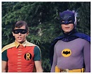 Robin (Burt Ward) and Batman (Adam West)