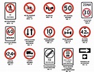 Señales de tránsito reglamentarias - Autofact