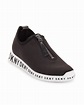 Zapatillas deportivas de mujer DKNY de color negro con cremallera ...