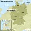 Karte Hamminkeln von ortslagekarte - Landkarte für Deutschland