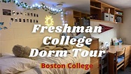 DORM ROOM TOUR | Boston College - YouTube