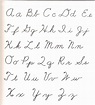 Free Printable Cursive Alphabet