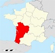 Carte de la Nouvelle-Aquitaine - Nouvelle-Aquitaine cartes des villes ...