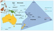 Polinesia Mapa Polynesia Map Polynesian Islands Island Travel ...