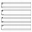 FREE 8+ Sample Music Staff Paper Templates in PDF | MS Word