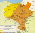 Navarra con Sancho VII | Mapa de españa, Historia de españa, Geografia ...