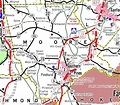 Highway Map of Moore County, North Carolina - 21st Century North ...