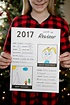 2017 Year in Review Printable for Kids