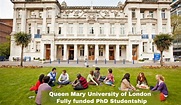 Fully funded PhD Studentship at Queen Mary University of London in UK