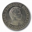 10 Mark DDR Karl Friedrich Schinkel Silber Münze (1966) | DDR - Silber ...