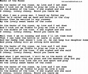 Banks Of The Roses by The Dubliners - song lyrics and chords
