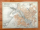 Antique 1909 Boulogne France Map From Baedekers Guide Atlas - Etsy ...