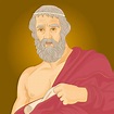 Portrait of the famous Greek philosopher Plato 2878415 Vector Art at ...